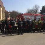 Cvičenie v Rakúsku – horiaci dom