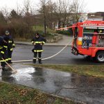 Čistenie ropných látok z ulice